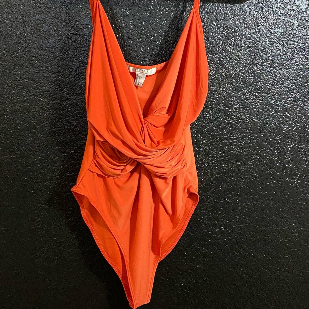Forever 21 red bodysuit
